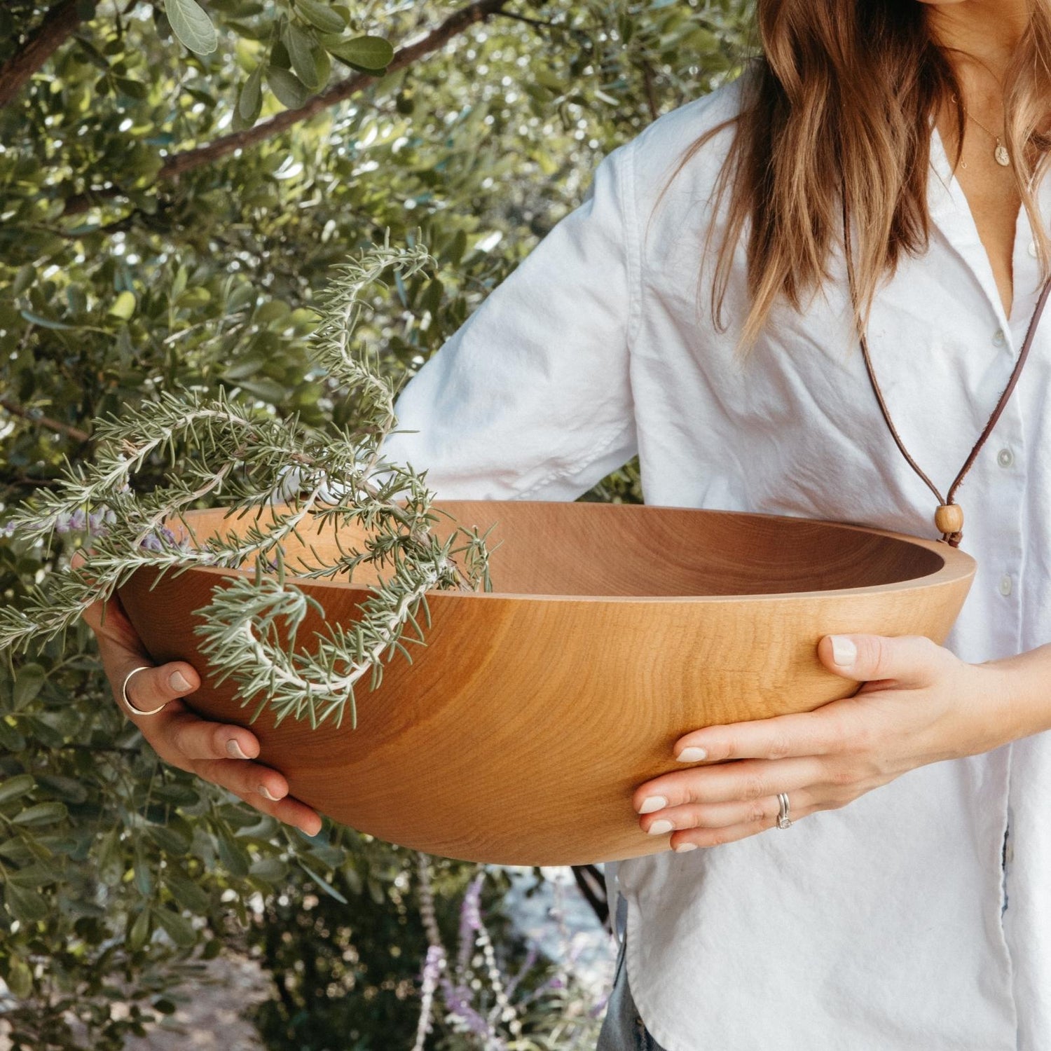 Handcrafted Wood Salad Bowls- Number 2