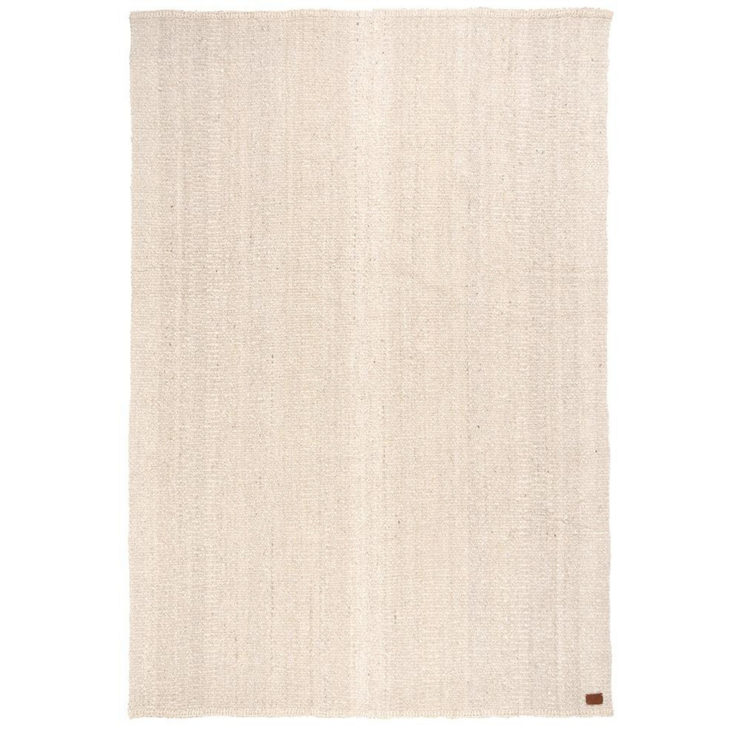 Beige woven rug on a white background- Number 1