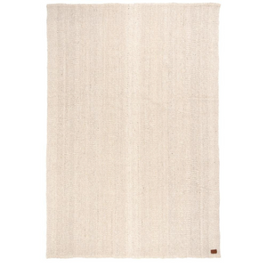 Beige woven rug on a white background - Number 1