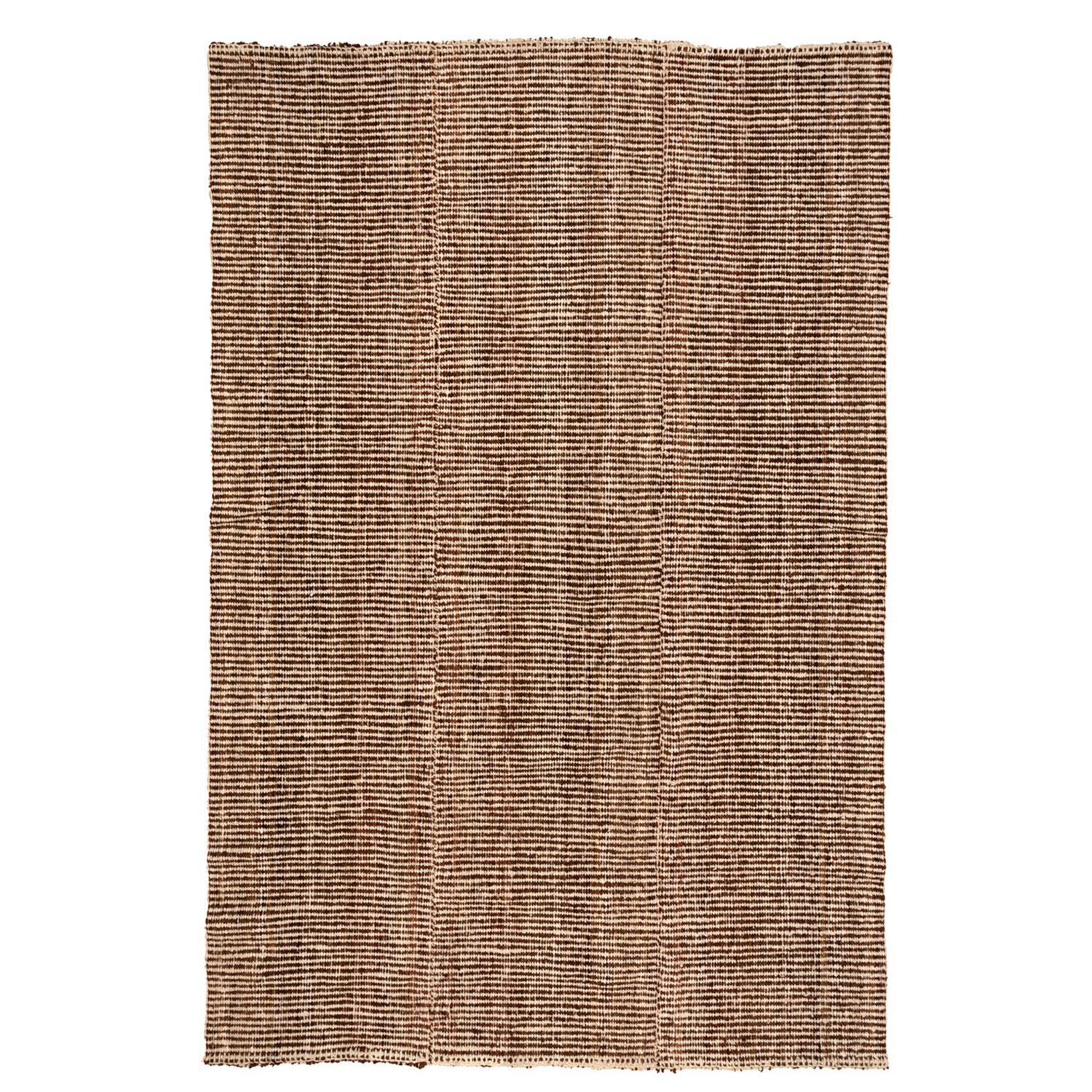 Textured brown rug on a white background- Number 1