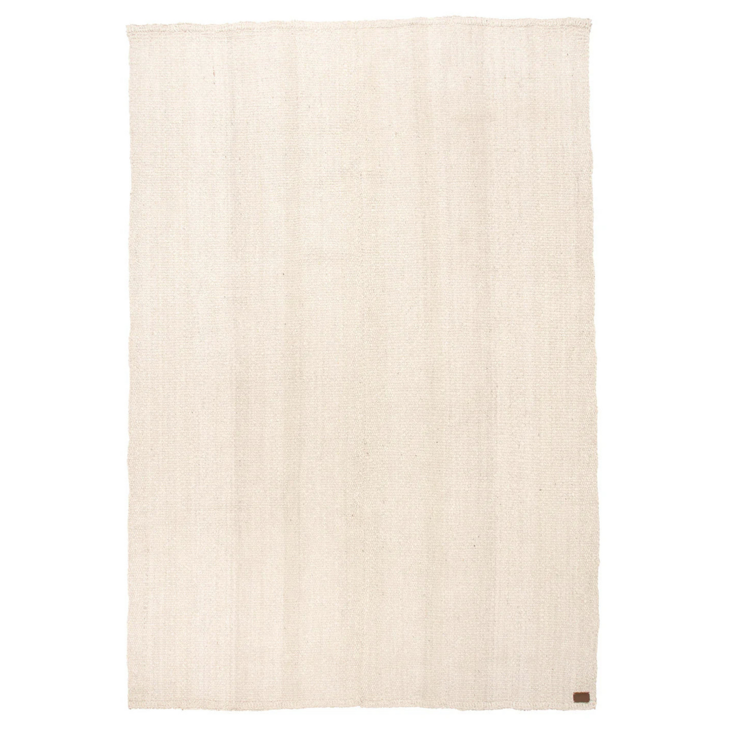 Beige woven rug on a white background- Number 1