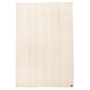 Beige woven rug on a white background - Number 1