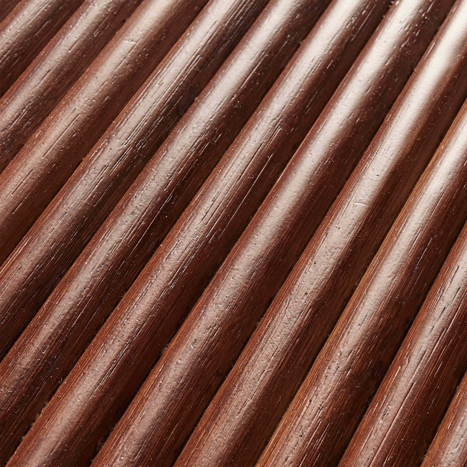Close-up of brown ribbed wooden coffee tabletop- Number 5