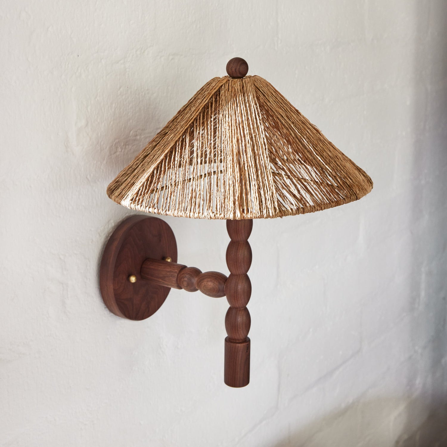 sconce on a white wall- Number 3