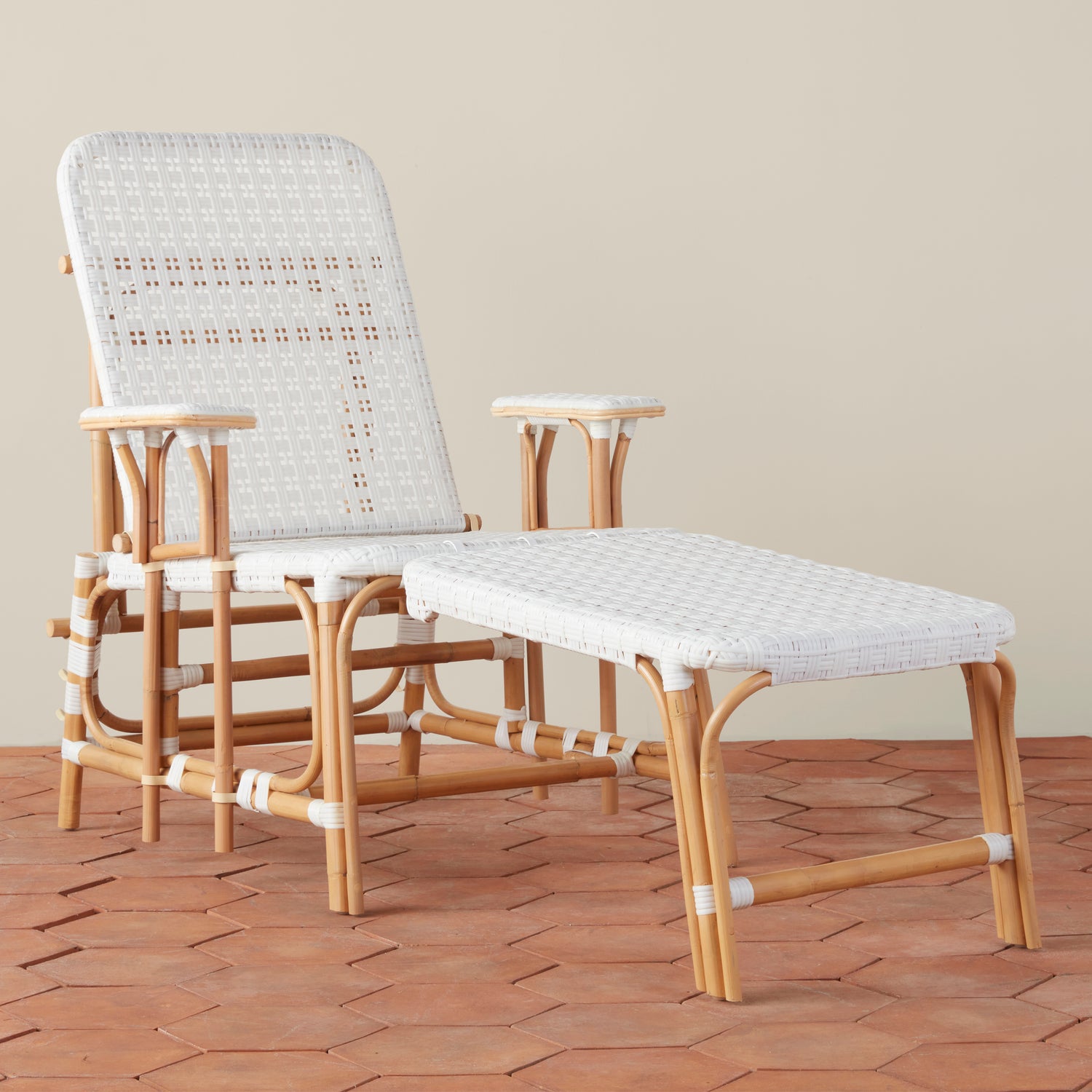 Flore Outdoor Chaise Lounge- Number 1