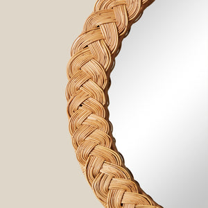 braided rattan frame of mirror - Number 3
