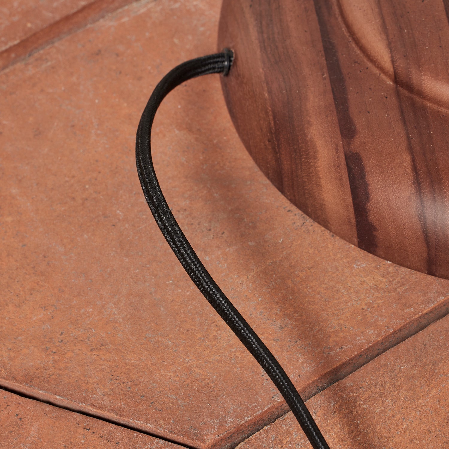 cord detail of lamp base- Number 7