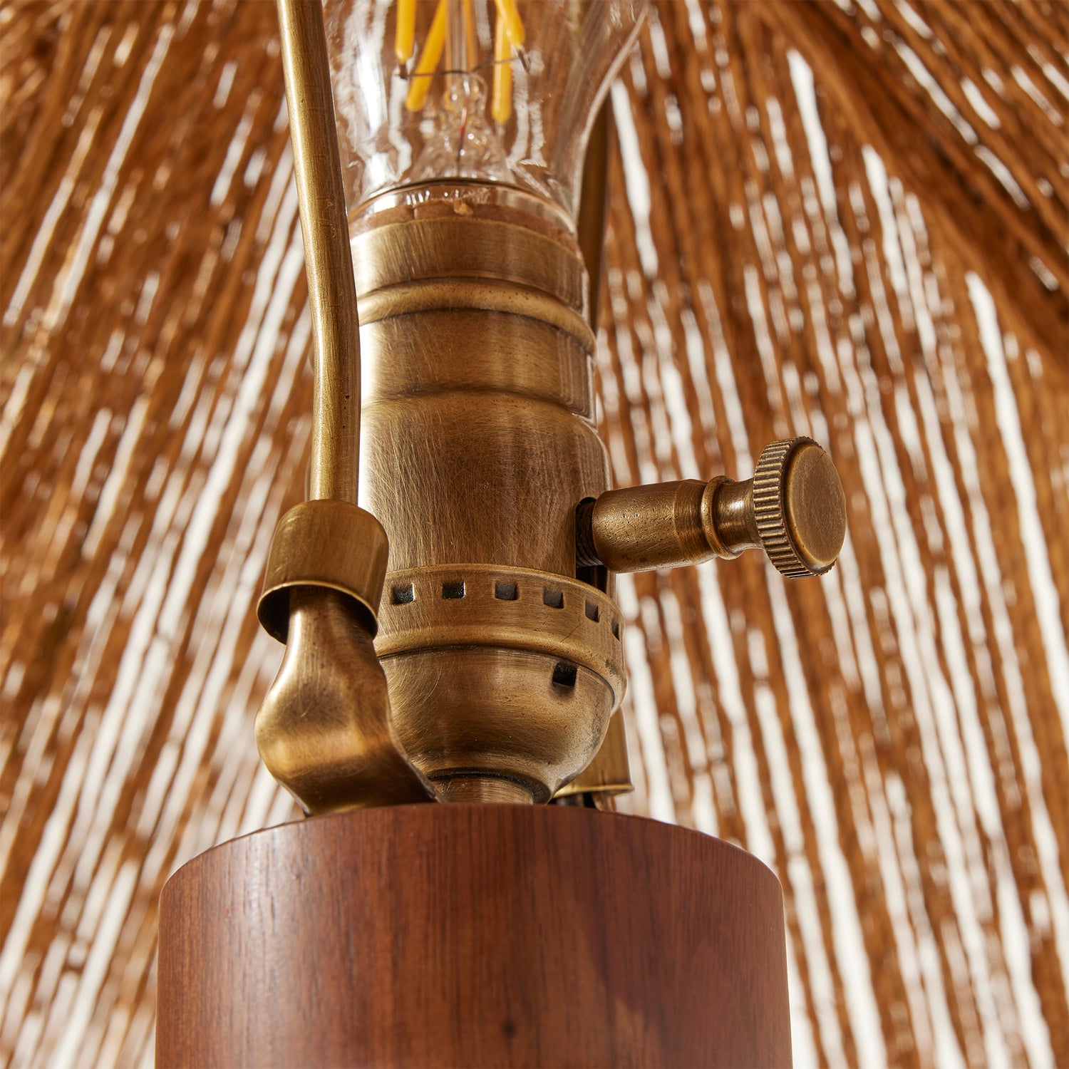 lightbulb inside shade- Number 6