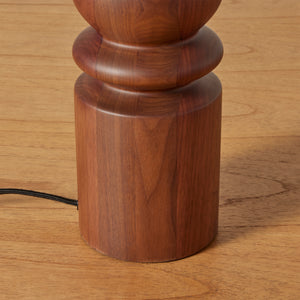 wooden table lamp base - Number 7