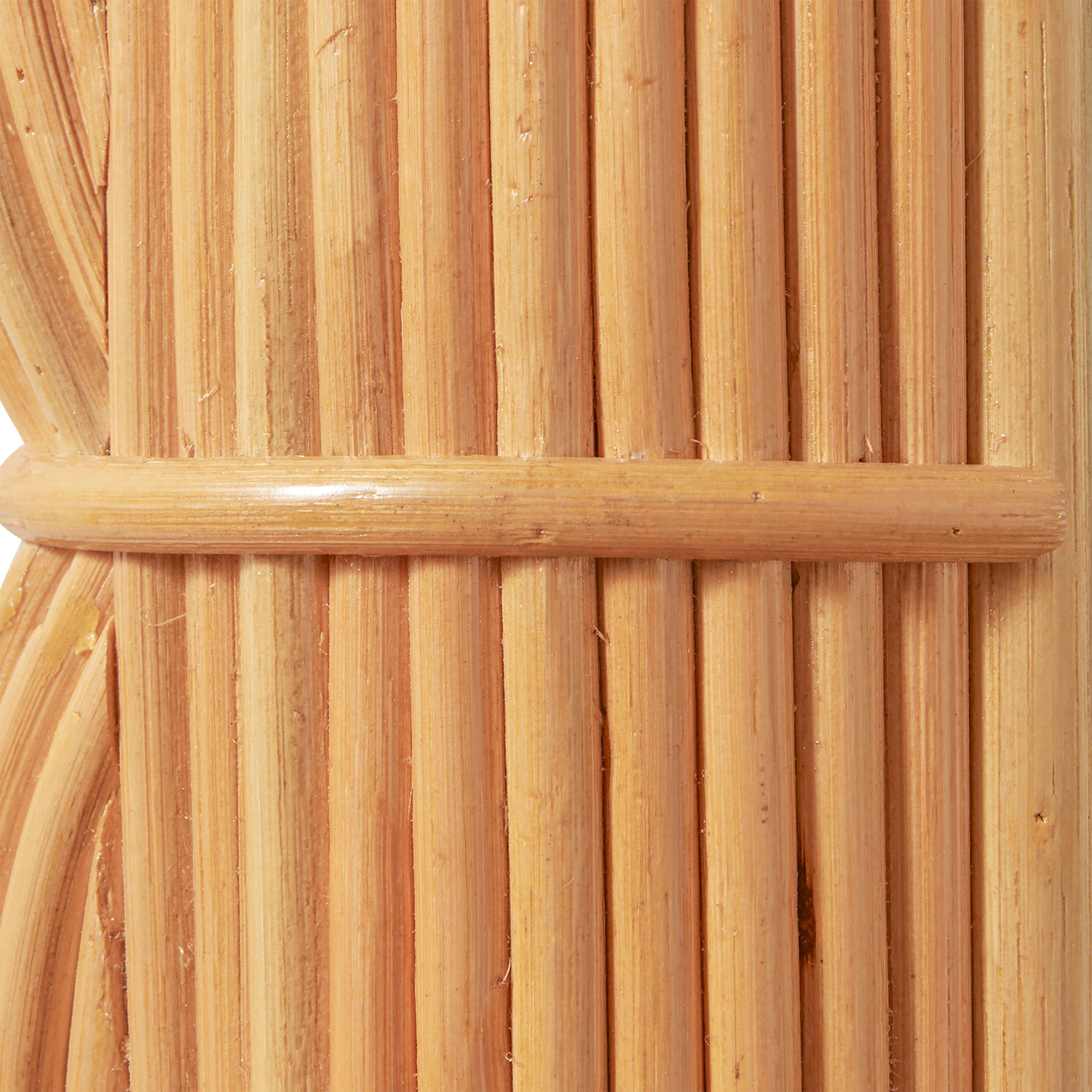 Clara Bundled Rattan Rectangular Mirror- Number 9