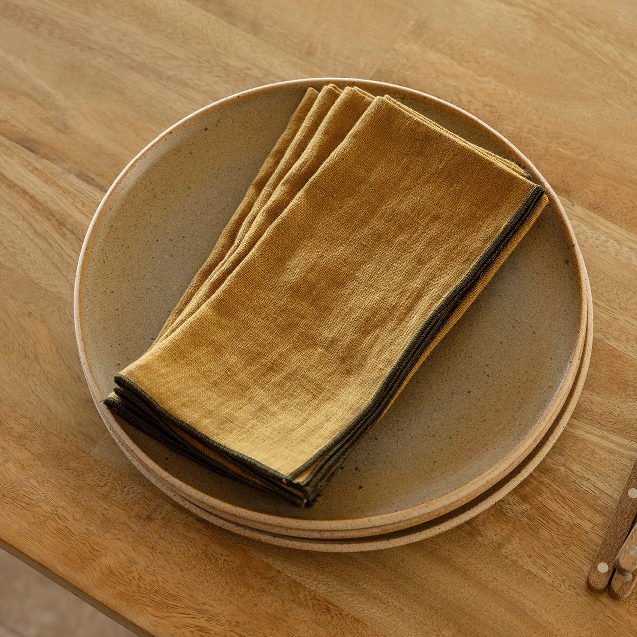 MADRE Napkins in Marigold, Set of 4- Number 2