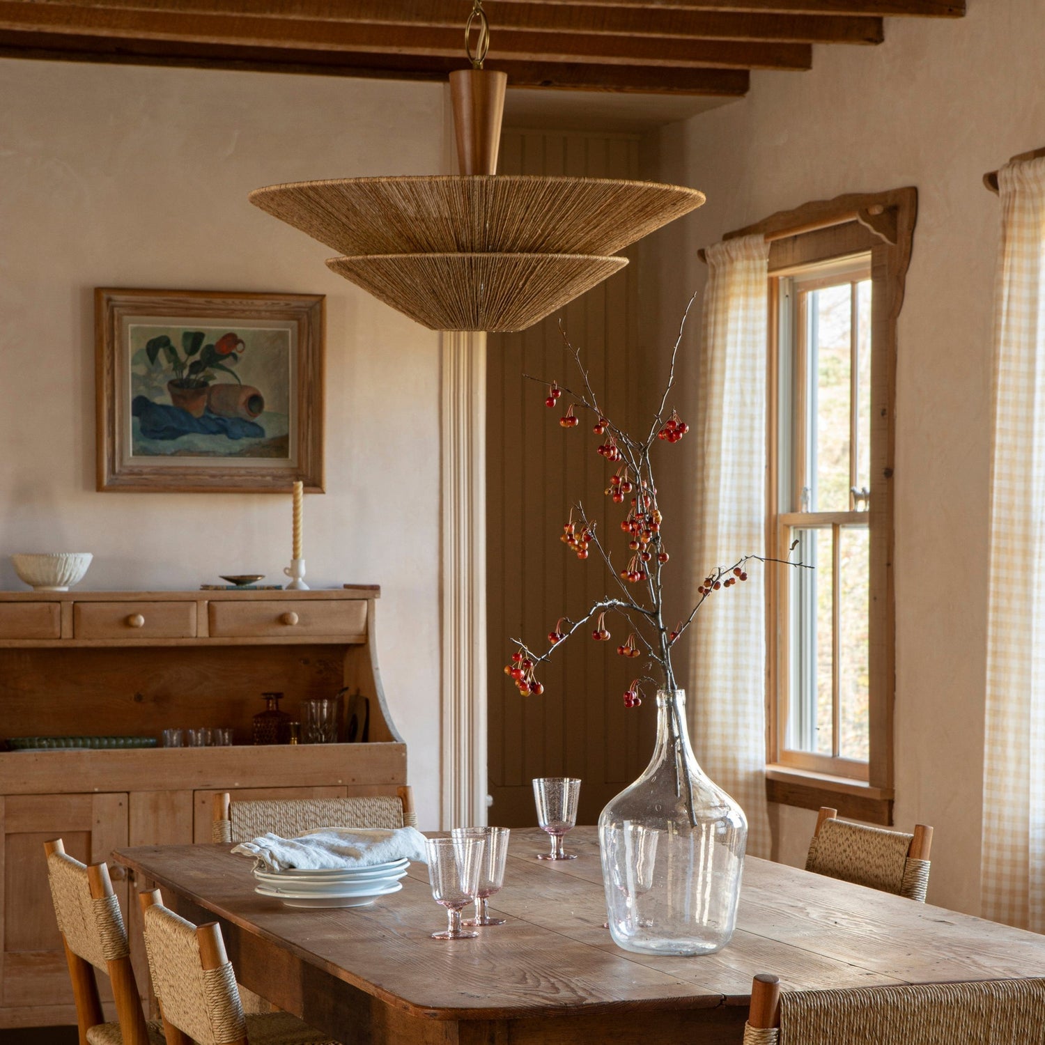 Condesa Jute Pendant- Number 2