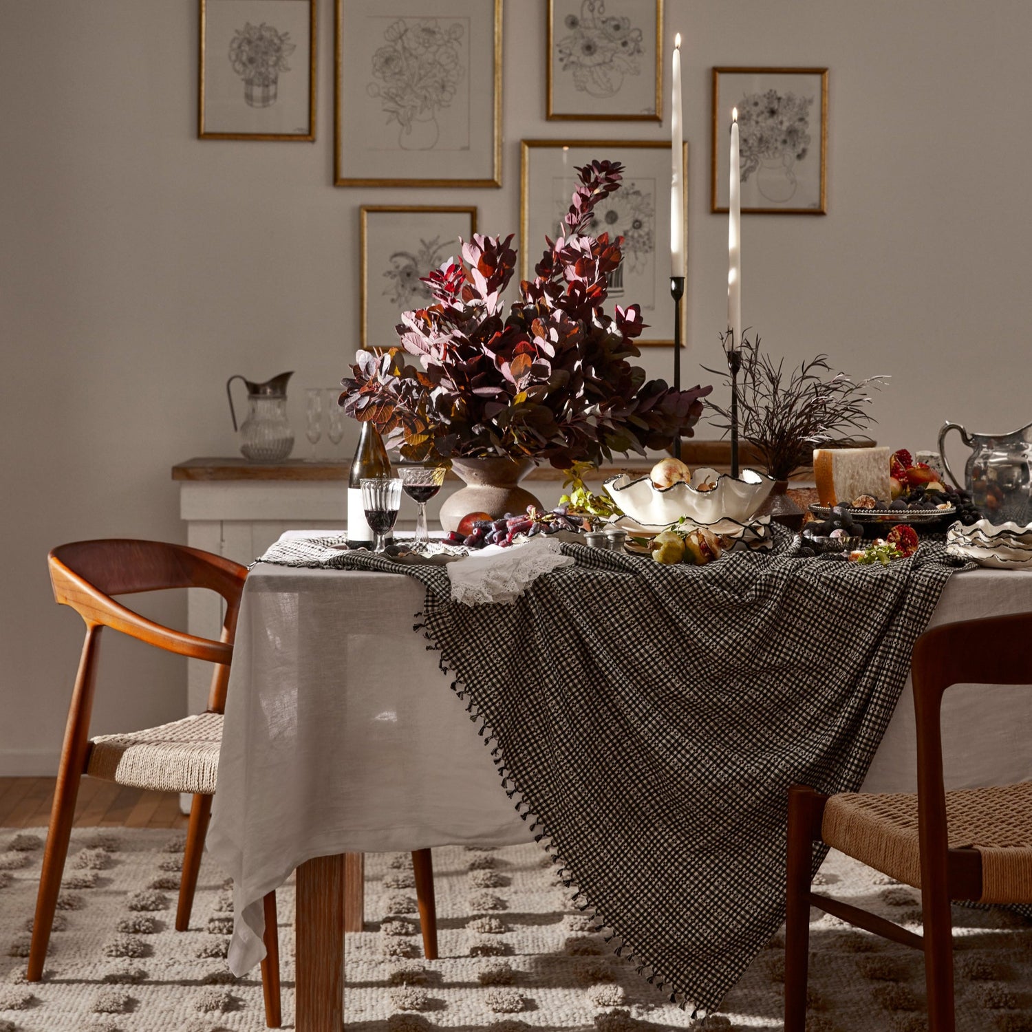 Ingrid Woven Arm Chair in Walnut- Number 9