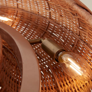 Pampas Rattan Halo Chandelier - Number 7