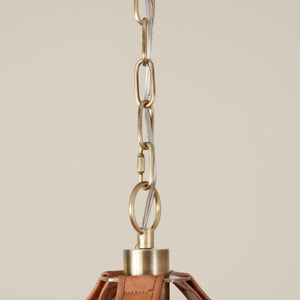 Pampas Rattan Halo Chandelier Chain - Number 8