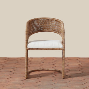 healdsburg dining chair with boucle cushion front - Number 10