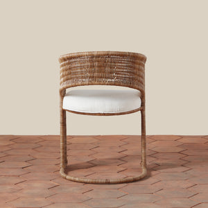 healdsburg dining chair with boucle cushion back - Number 12