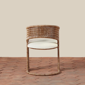 healdsburg dining chair with linen cushion back - Number 8