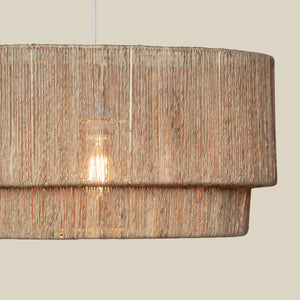 Cocktail 2 Tier Jute Pendant - Number 5
