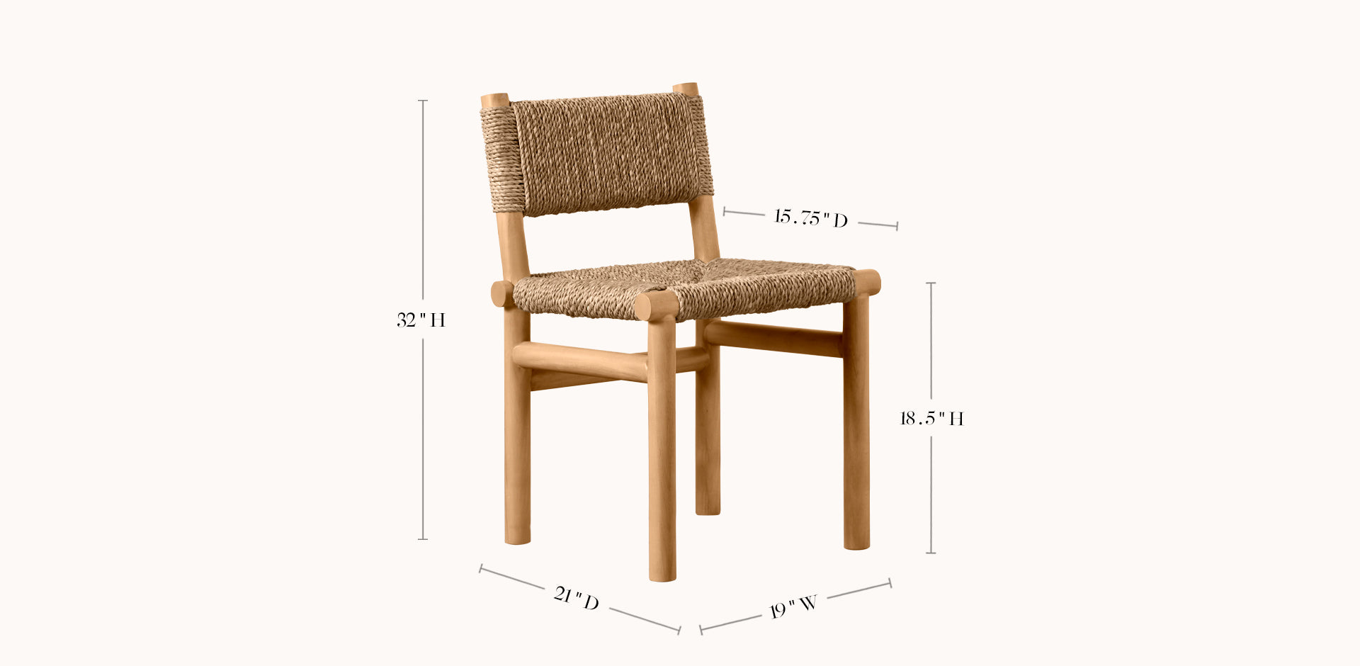 hacienda dining chair tear sheet