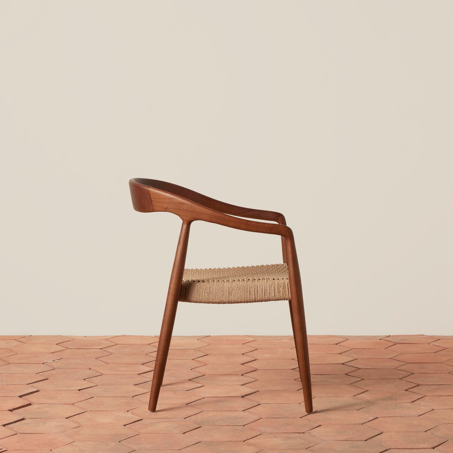 Ingrid Woven Arm Chair in Walnut- Number 17