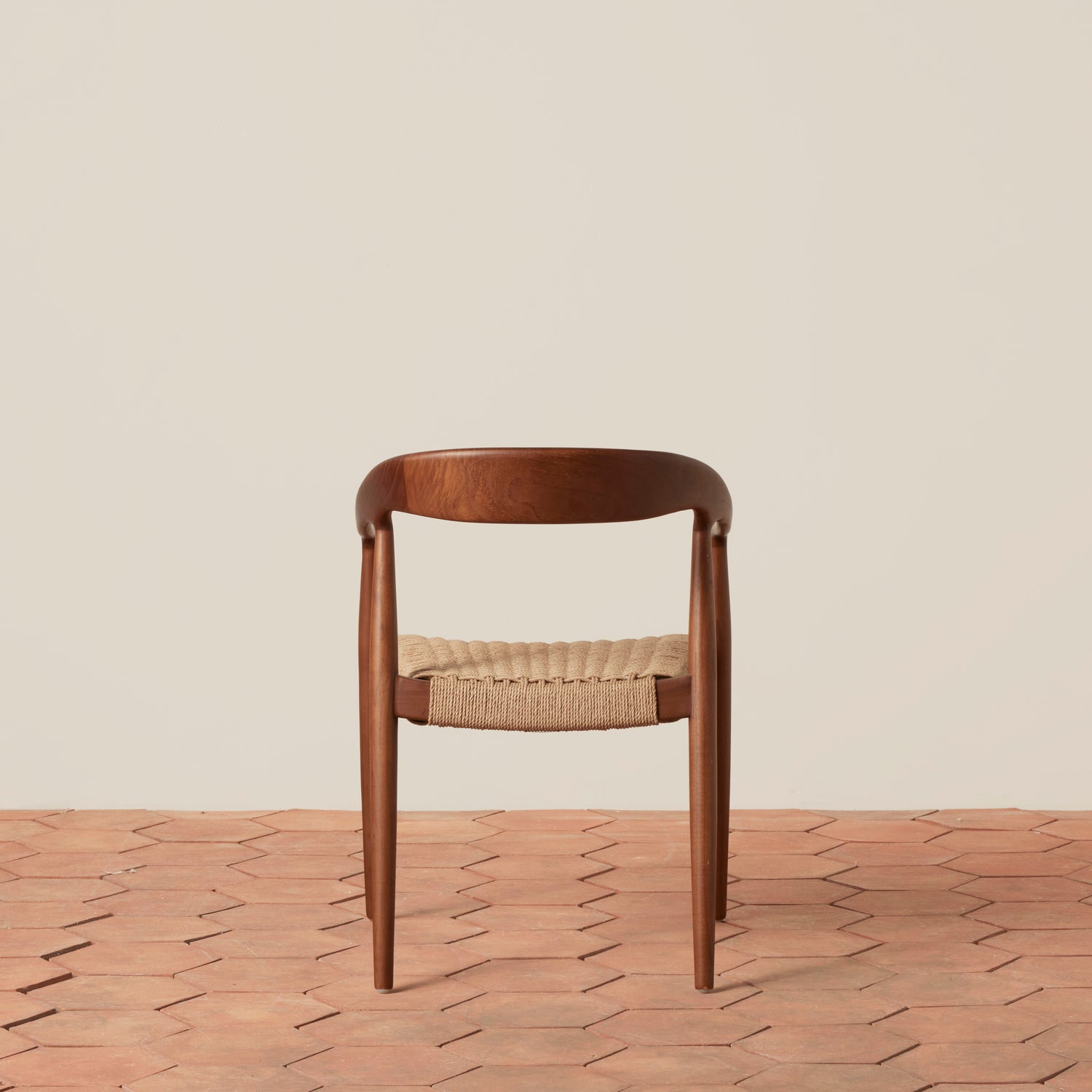 Ingrid Woven Arm Chair in Walnut- Number 13
