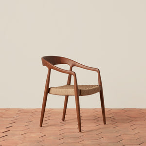 Ingrid Woven Arm Chair in Walnut - Number 13