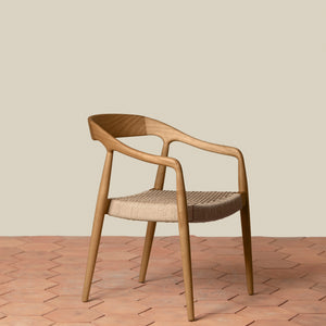 Ingrid Woven Arm Chair in Oal - Number 8