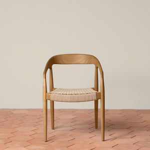 Ingrid Woven Arm Chair in Oak - Number 9
