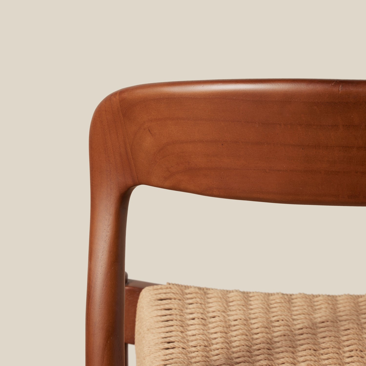 detail of backrest of counter stool- Number 6