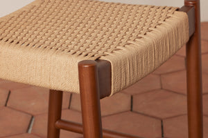detail of woven seat of counter stool - Number 5