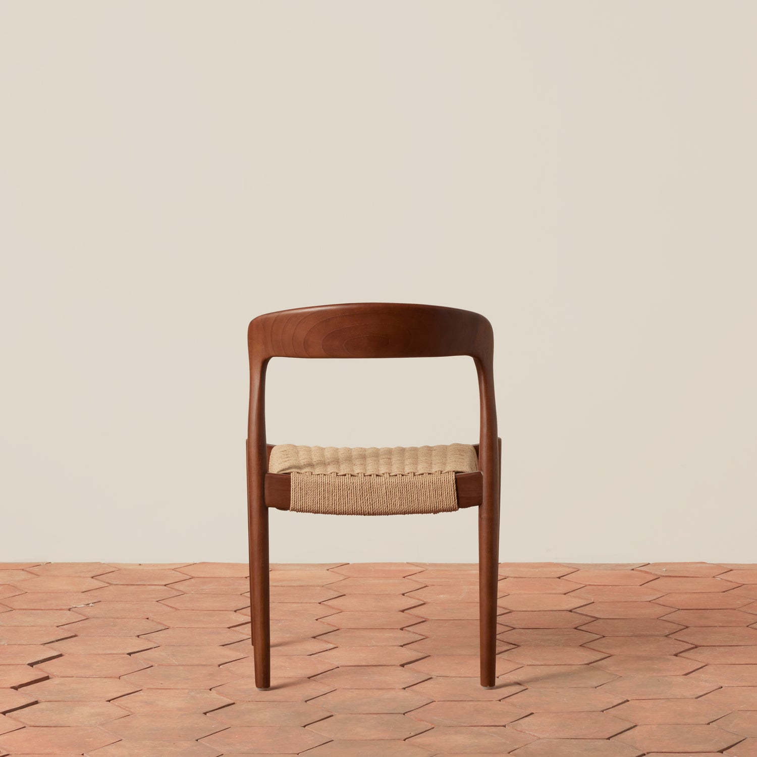 Ingrid Woven Side Chair in Walnut- Number 15