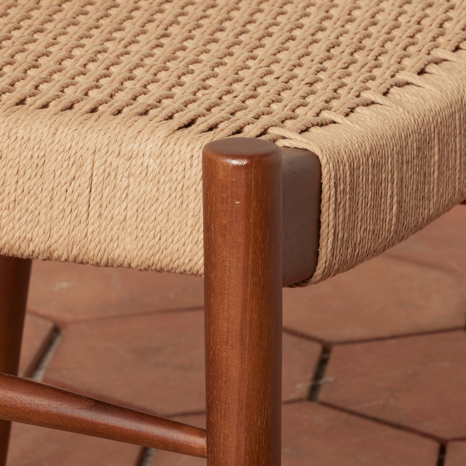 Ingrid Woven Side Chair in Walnut- Number 17