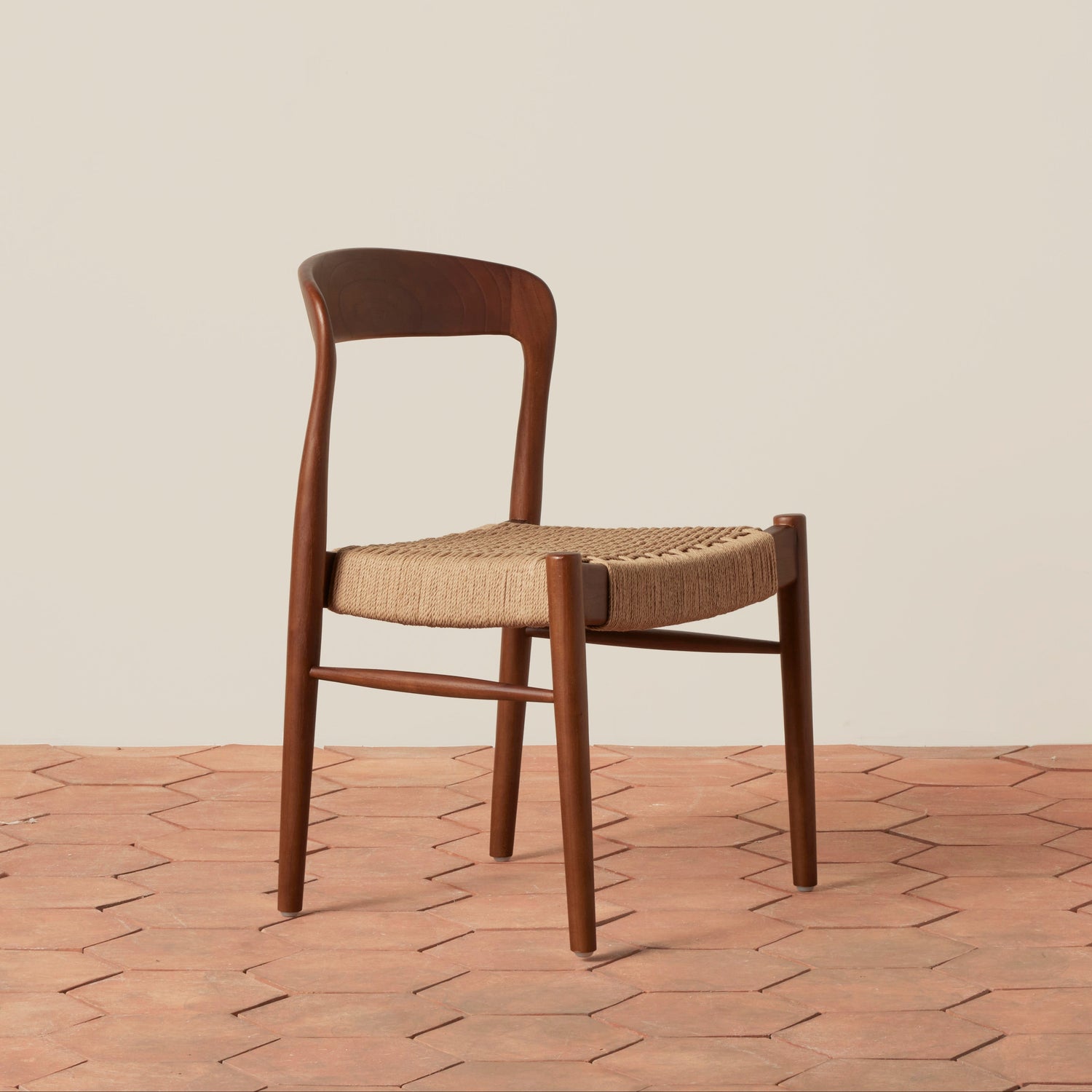Ingrid Woven Side Chair in Walnut- Number 7