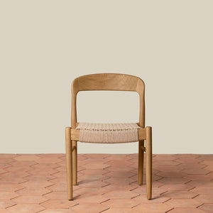 Ingrid Woven Side Chair in Oak - Number 3