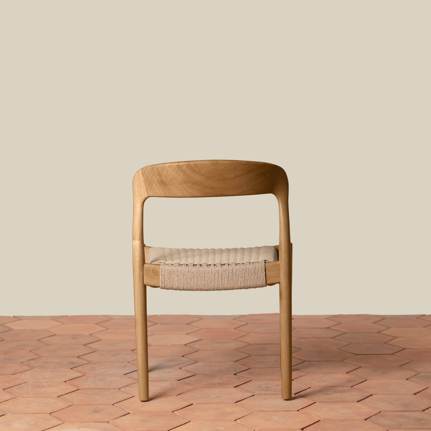 Ingrid Woven Side Chair in Oak- Number 17