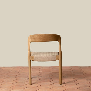 Ingrid Woven Side Chair in Oak - Number 17