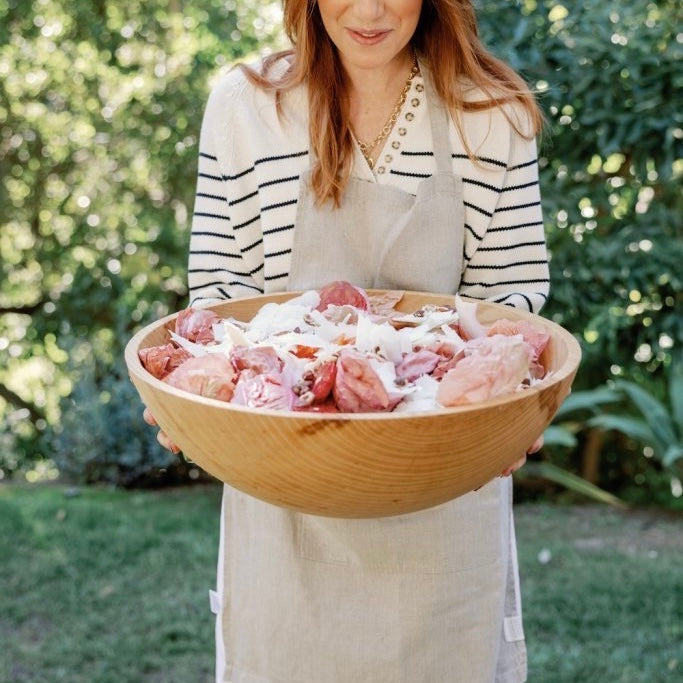 Handcrafted Wood Salad Bowls- Number 7