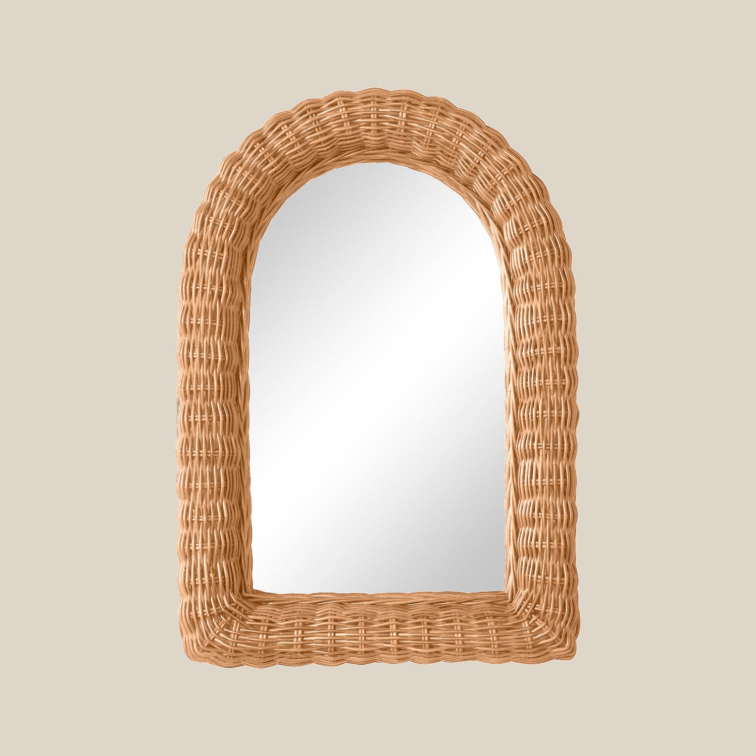 arch mirror in light brown- Number 8