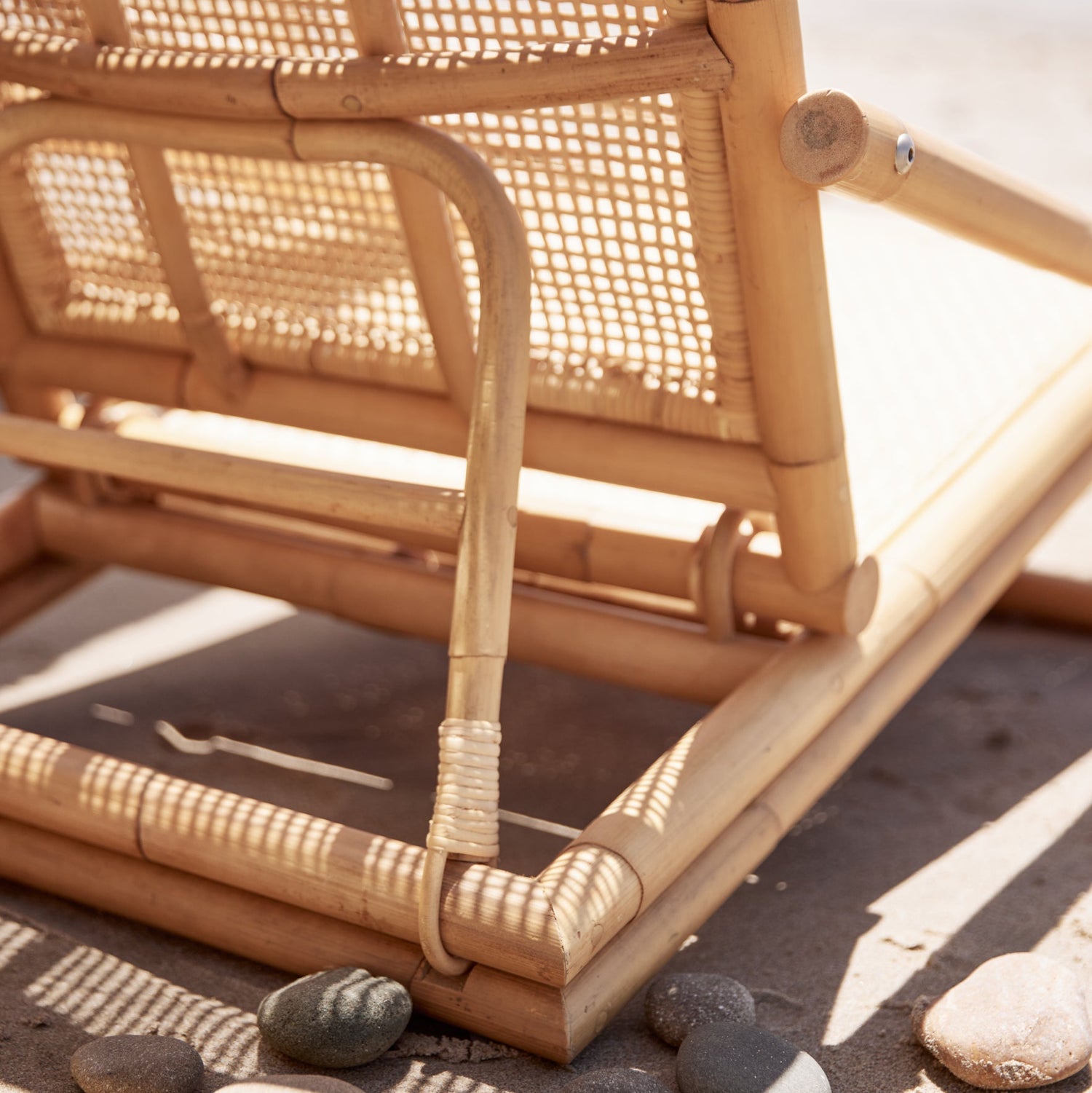 detail of back of folding chair- Number 4