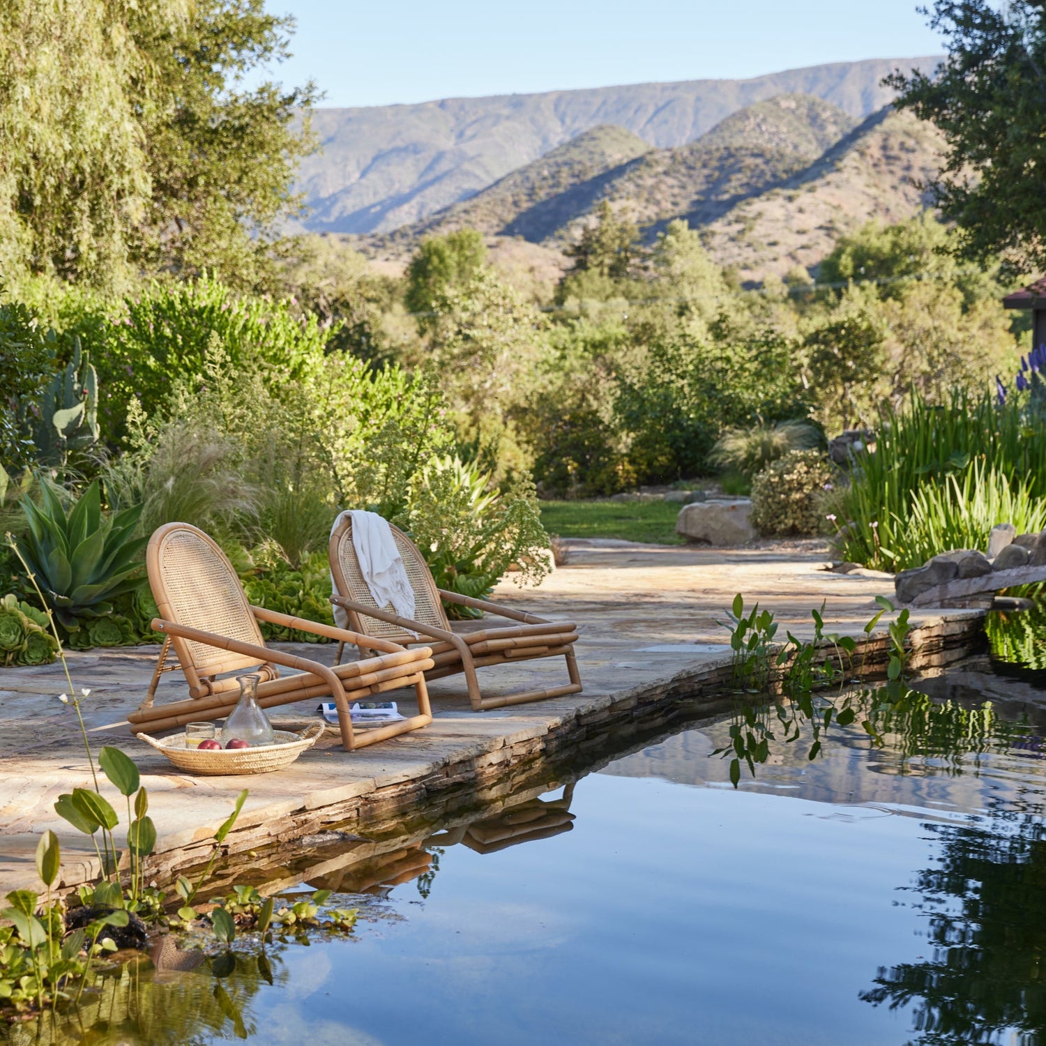 folding beach chairs by pool- Number 2