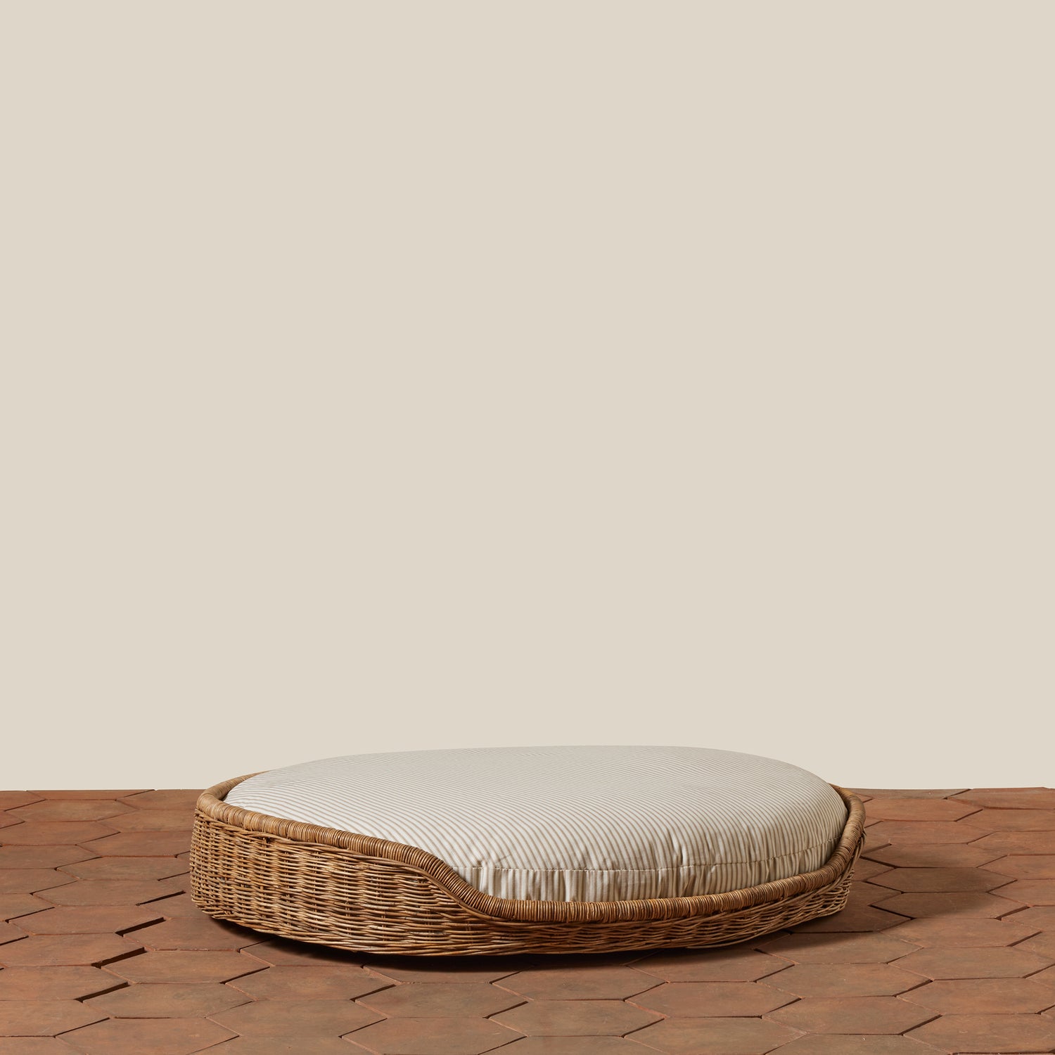 angle of dog bed on tiled floor- Number 8