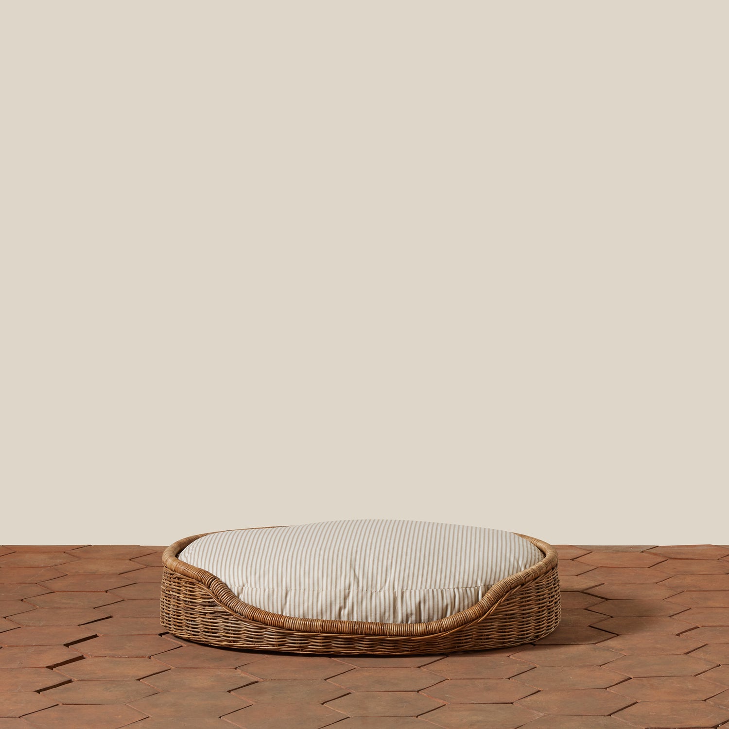 front of dog bed on tiled floor- Number 5