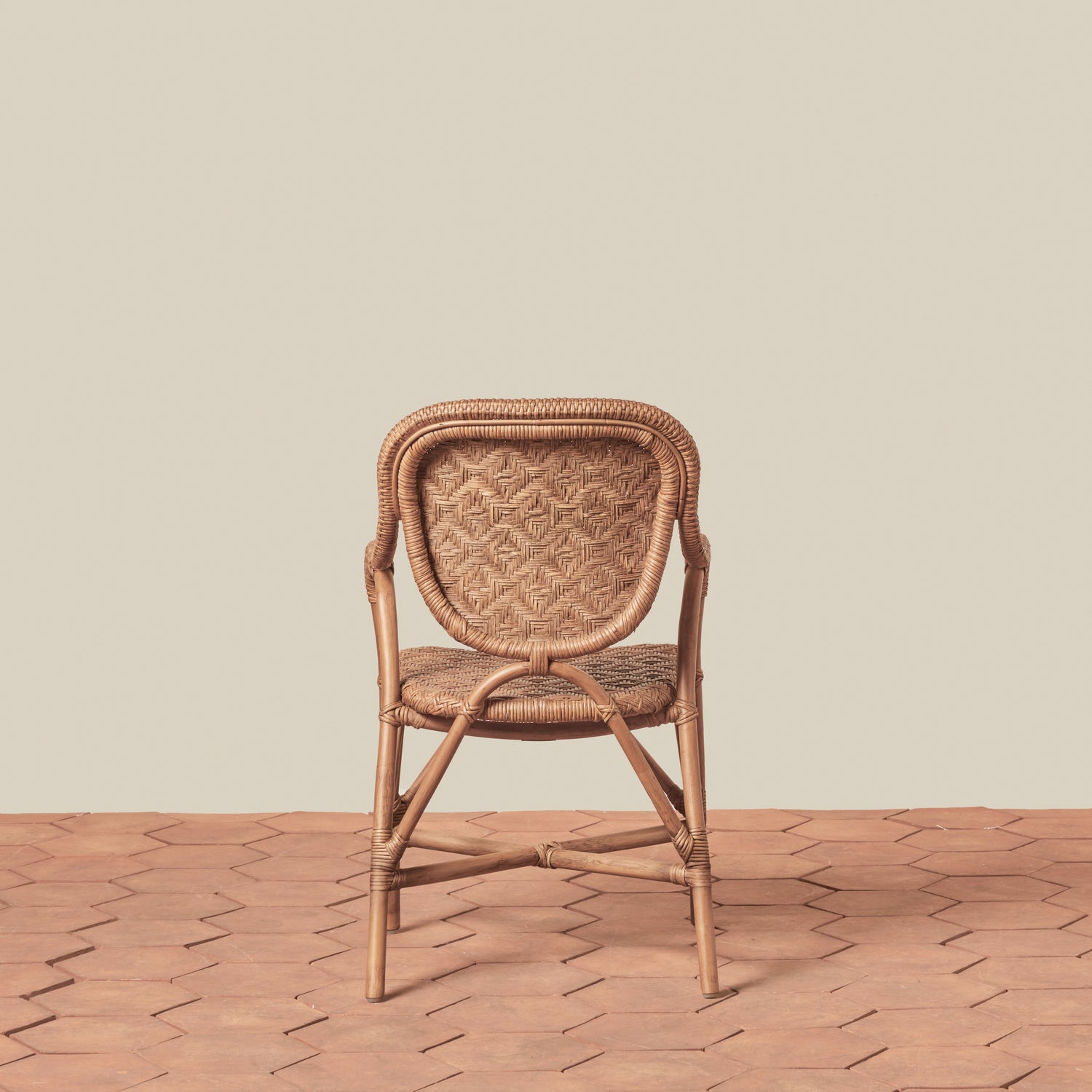 portofino arm chair in brown- Number 5