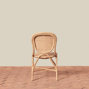 back angle of side chair in natural - Number 5