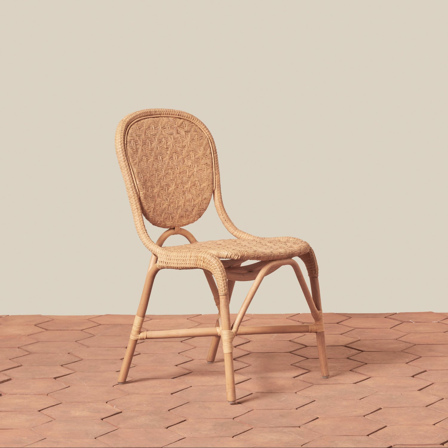 side chair in natural- Number 1