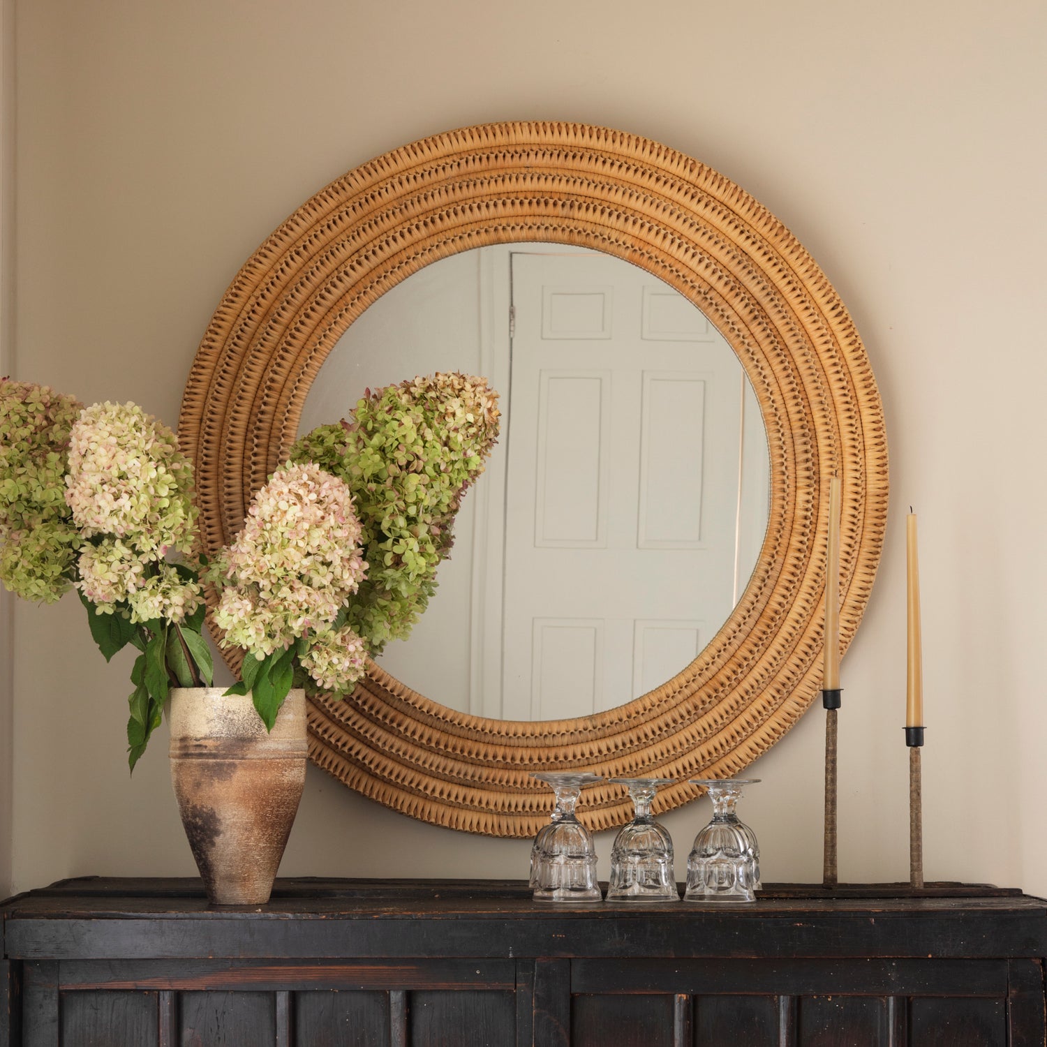 Paros Large Round Mirror- Number 2