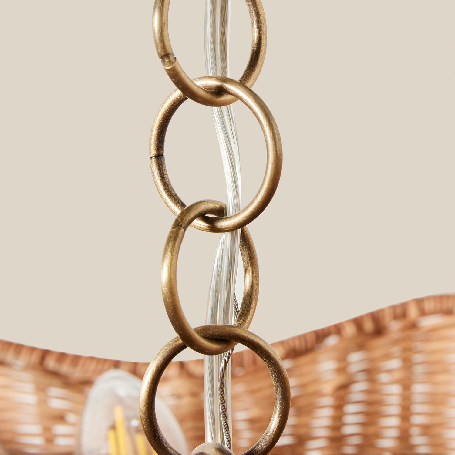 Ravello Flush Mount Pendant chain- Number 5
