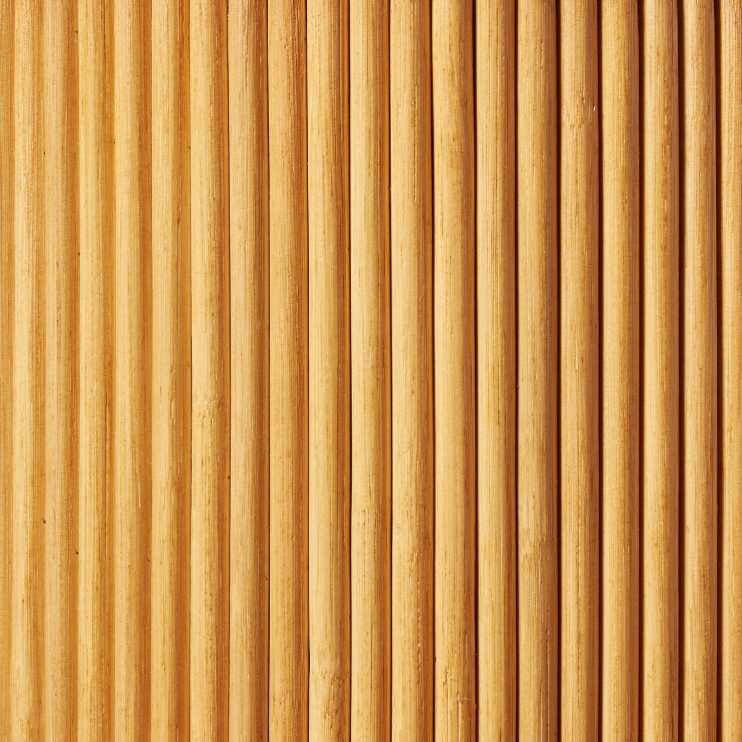 Close-up of a wooden panel with vertical slats- Number 11