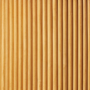 Close-up of a wooden panel with vertical slats - Number 11